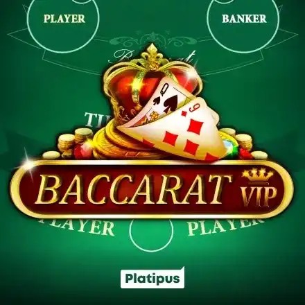 Baccarat VIP logo – Table Games by Platipus at HotWin Casino