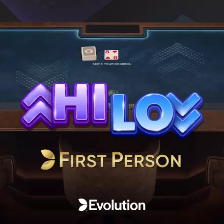 Enjoy First Person Hi Lo by Evolution – logo hosted on casino-hotwin.be