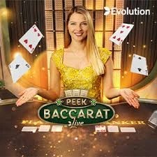 Peek Baccarat casino game by Evolution – featured logo at HotWin Casino