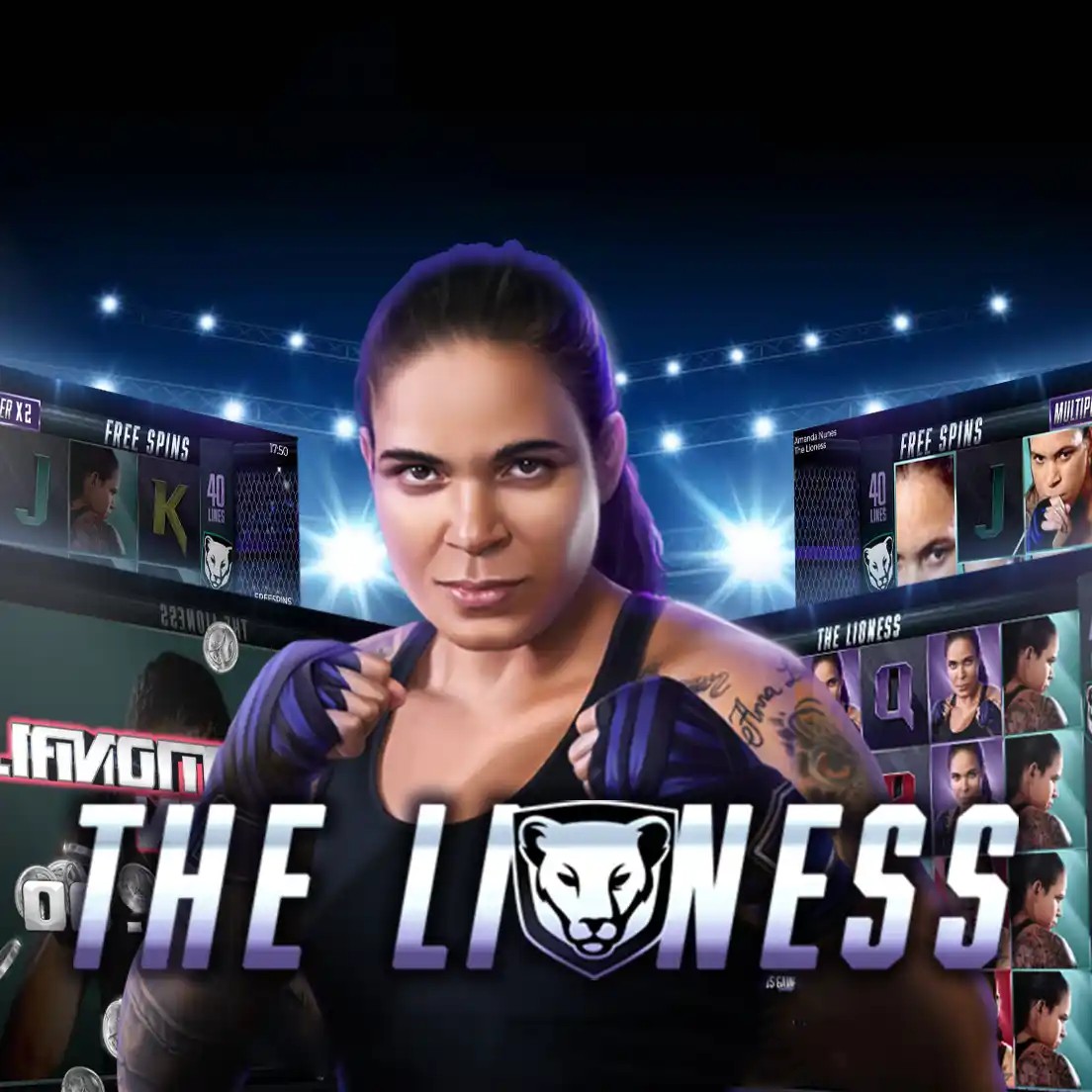 The Lioness logo by MGA Games at HotWin Casino